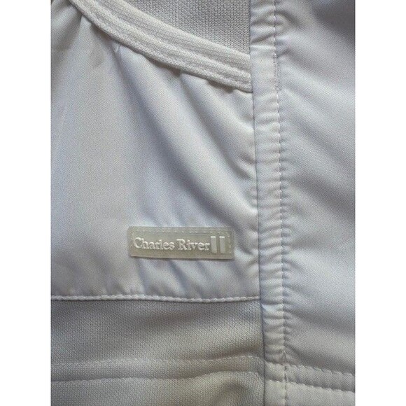 Womens Volkswagen VW Logo White Vest Charles River Apparel For Her Small EUC - Picture 5 of 12